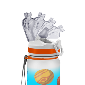 Rocket Space Ship Personalized Kids Bottle with Straw 20oz Tritan™ Water Bottle