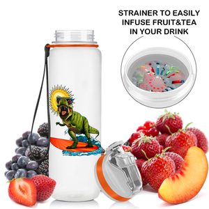 Dinosaur Sunglasses Tail Kids Bottle