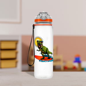 Dinosaur Sunglasses Personalized Kids Bottle with Straw 20oz Tritan™ Water Bottle