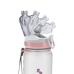 Cute Unicorn Flower Personalized Kids Bottle with Straw 20oz Tritan™ Water Bottle