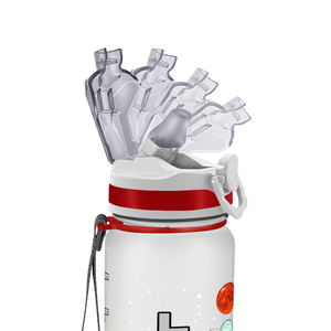 Astronaut on the Space Personalized Kids Bottle with Straw 20oz Tritan™ Water Bottle