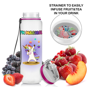 Unicorn I'm Magical Tail Kids Bottle