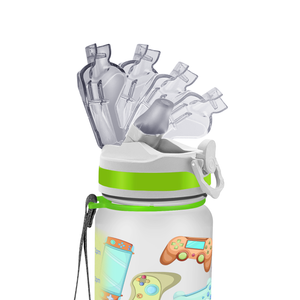 Game Controllers Personalized Kids Bottle with Straw 20oz Tritan™ Water Bottle