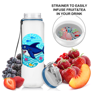 Happy Shark Tail Kids Bottle