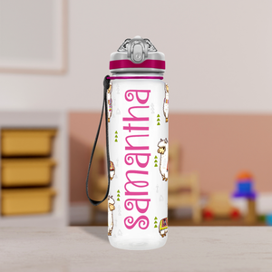 Cute Alpacas Personalized Kids Bottle with Straw 20oz Tritan™ Water Bottle