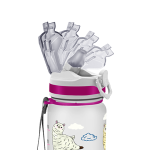 Cute Alpaca Clouds Personalized Kids Bottle with Straw 20oz Tritan™ Water Bottle