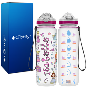 Cute Princess Castle Personalized Kids Bottle