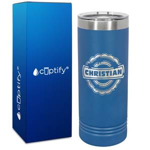 Personalized Asperous Engraved on 22oz Skinny Tumbler