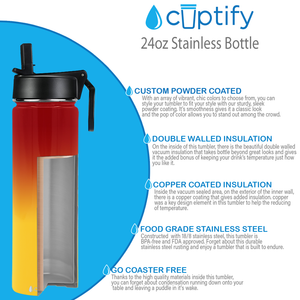 Arizona Ombre 24oz Wide Mouth Water Bottle