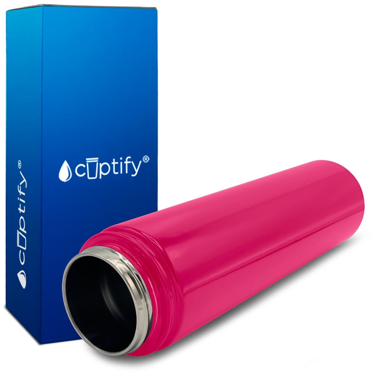 Hot Pink Gloss 24oz Wide Mouth Water Bottle