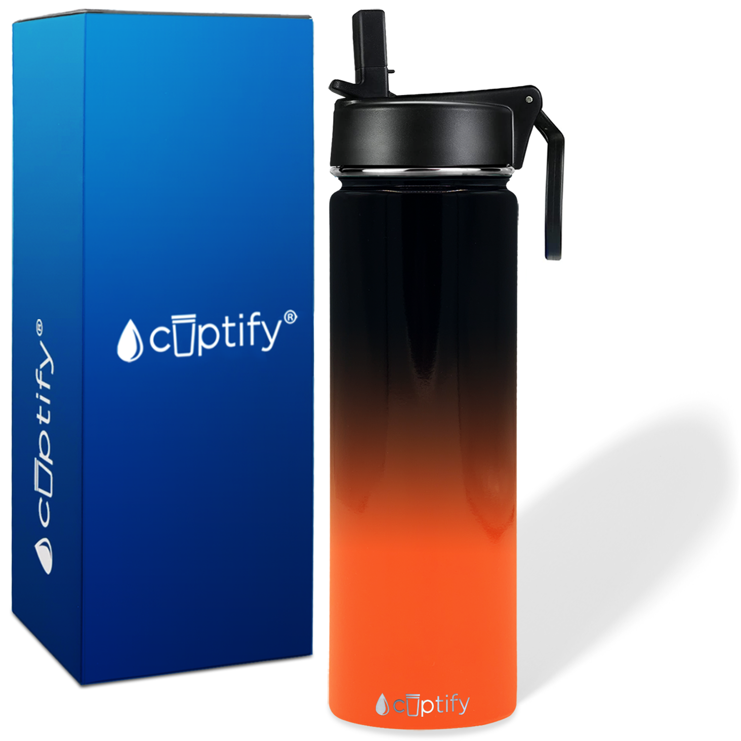 Cincinnati Ombre 24oz Wide Mouth Water Bottle