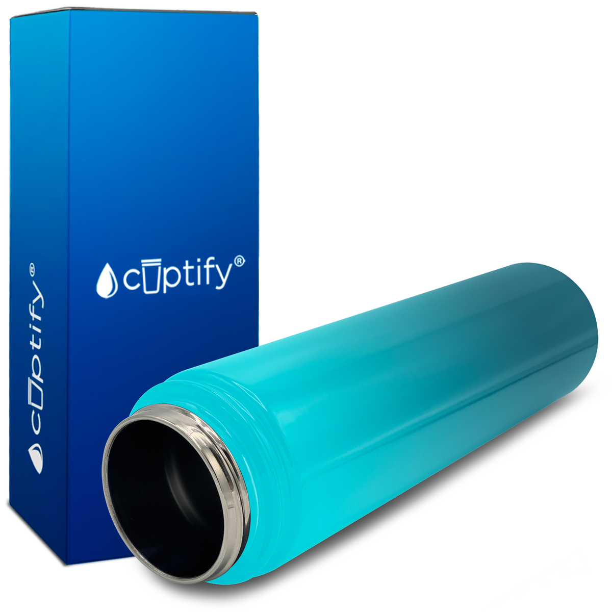 Deep Sea Ombre 24oz Wide Mouth Water Bottle