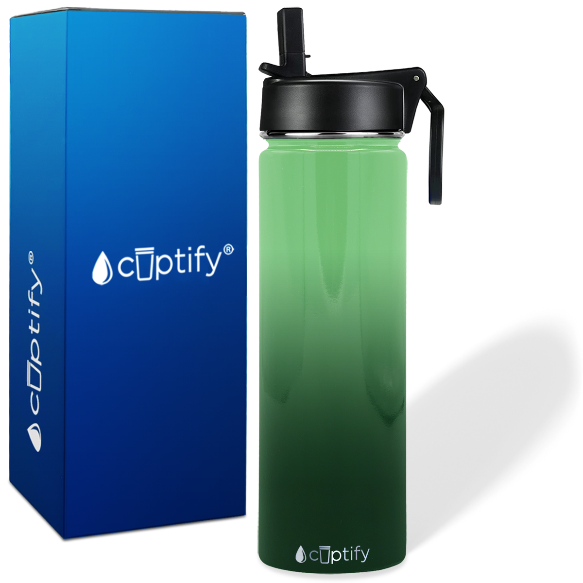 Everglades Ombre 24oz Wide Mouth Water Bottle