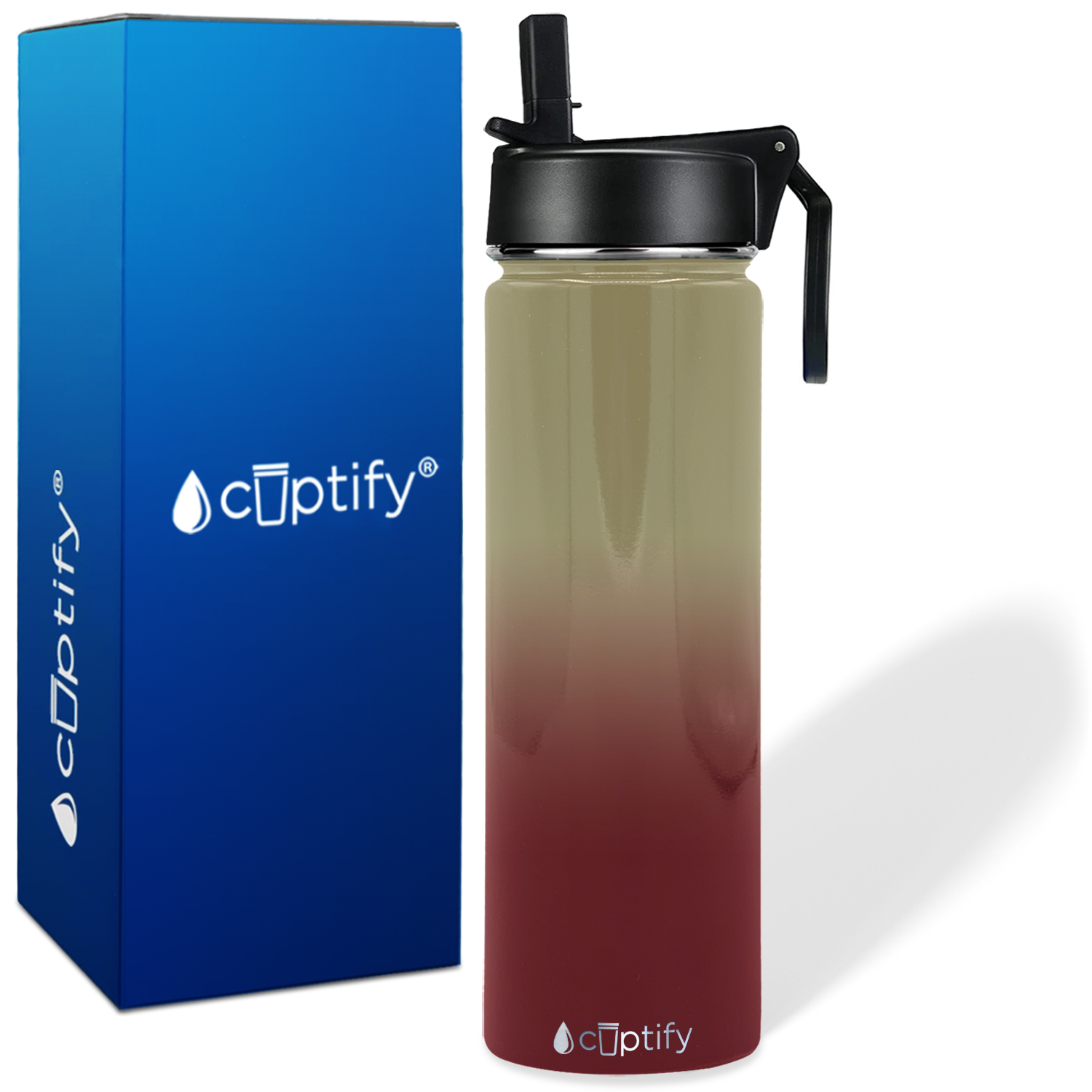 Florida Ombre 24oz Wide Mouth Water Bottle