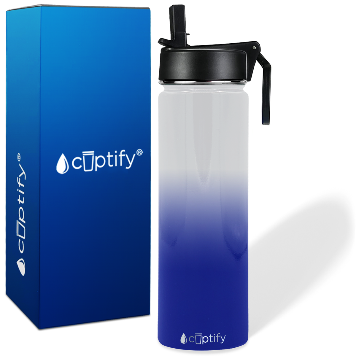 Indianapolis Ombre 24oz Wide Mouth Water Bottle