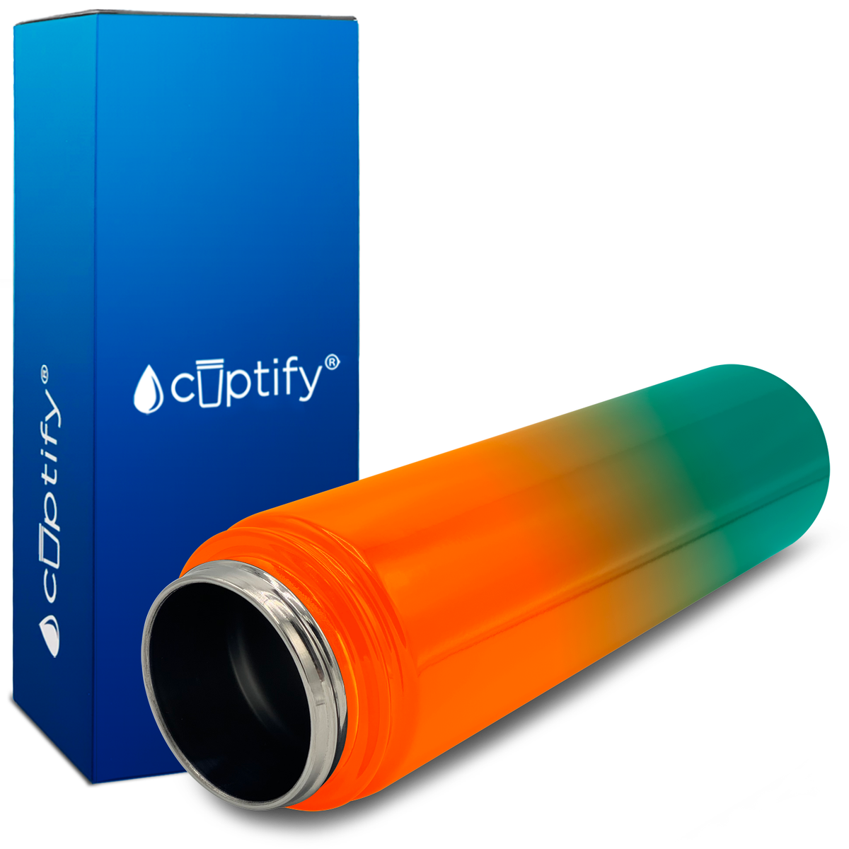 Miami Ombre 24oz Wide Mouth Water Bottle