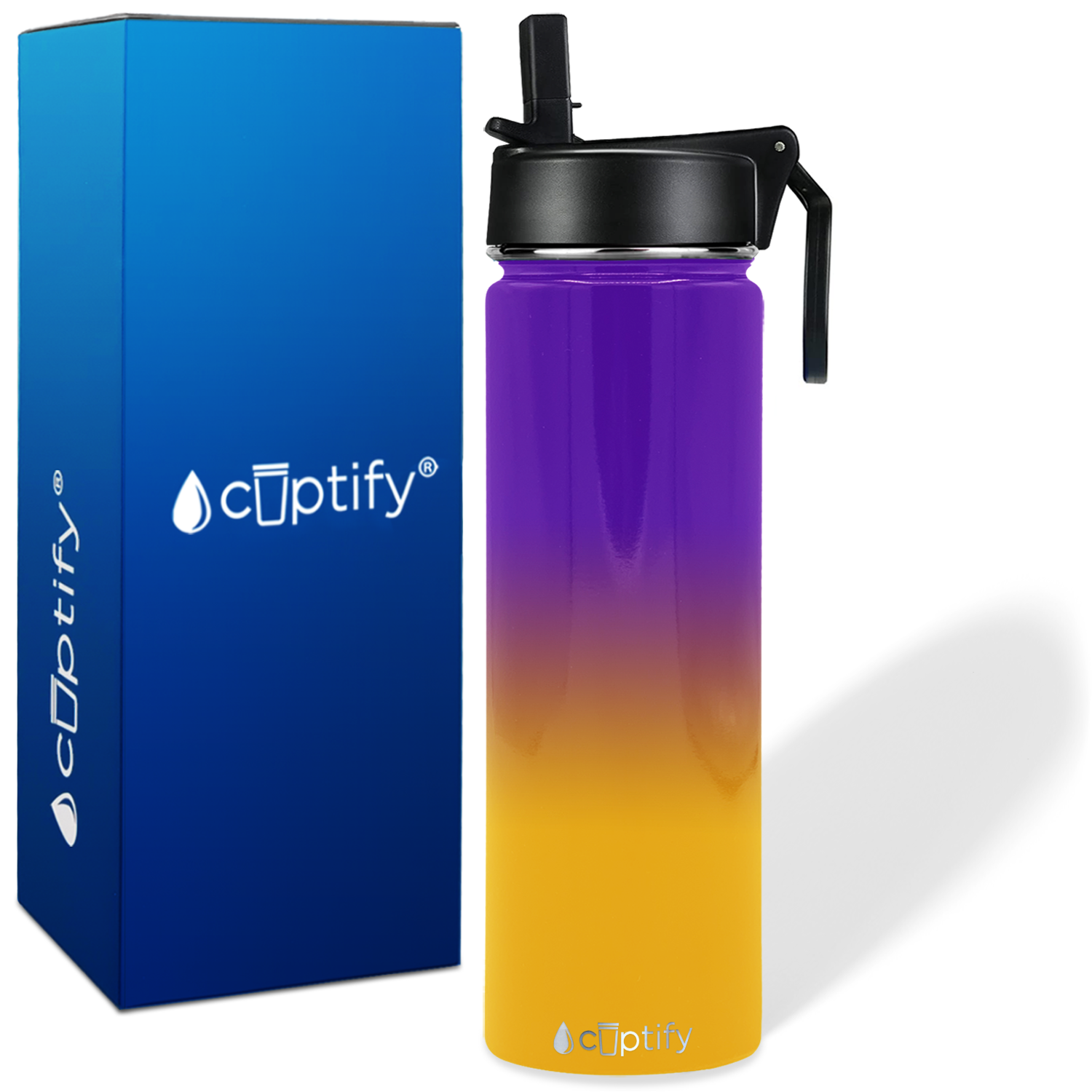 Minnesota Ombre 24oz Wide Mouth Water Bottle