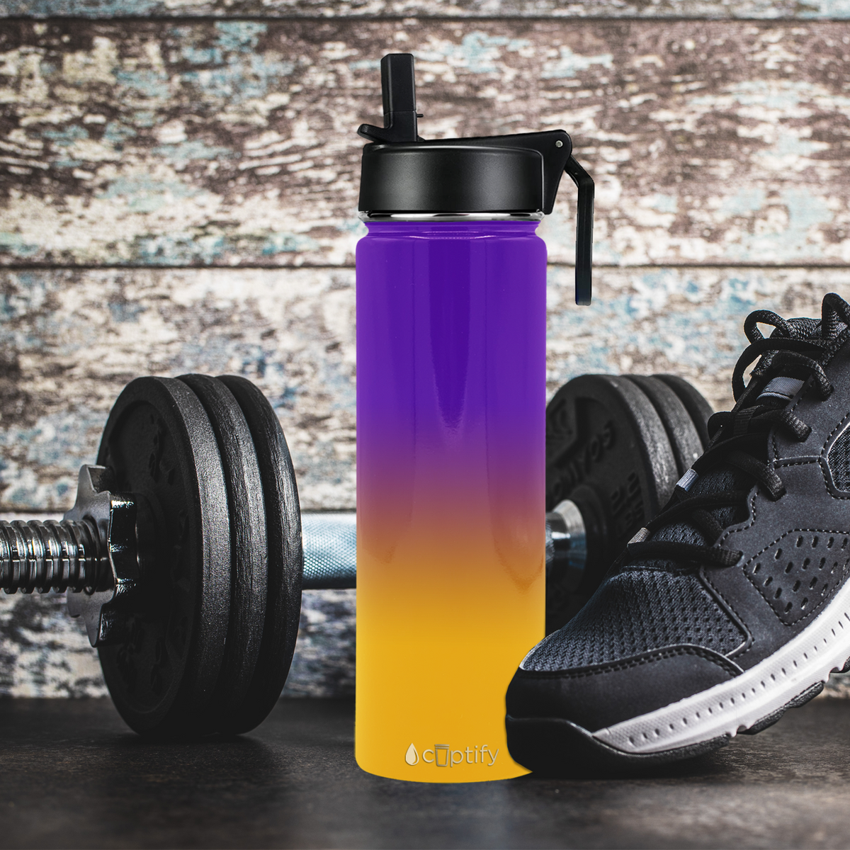 Minnesota Ombre 24oz Wide Mouth Water Bottle