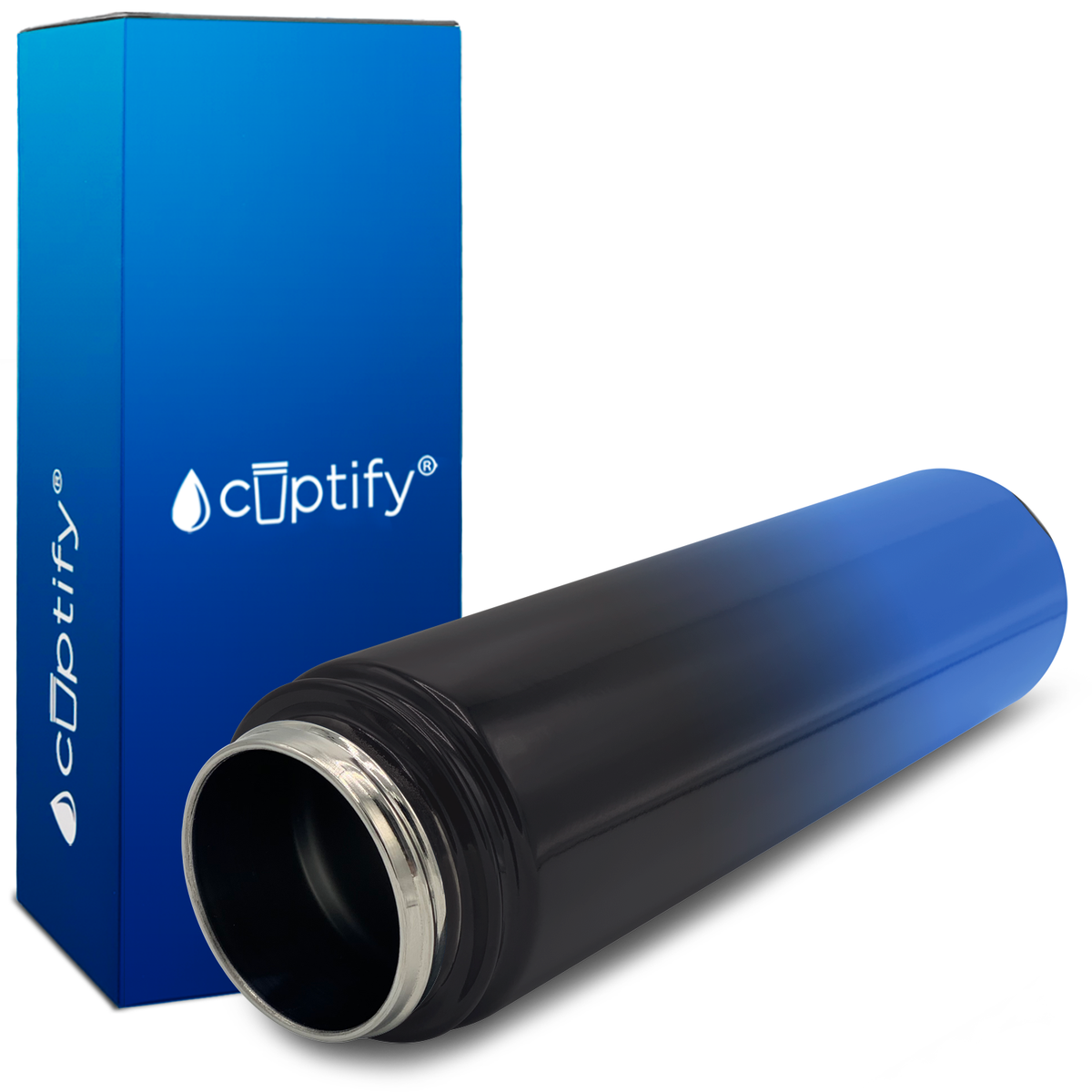 Midnight Sky Ombre 24oz Wide Mouth Water Bottle