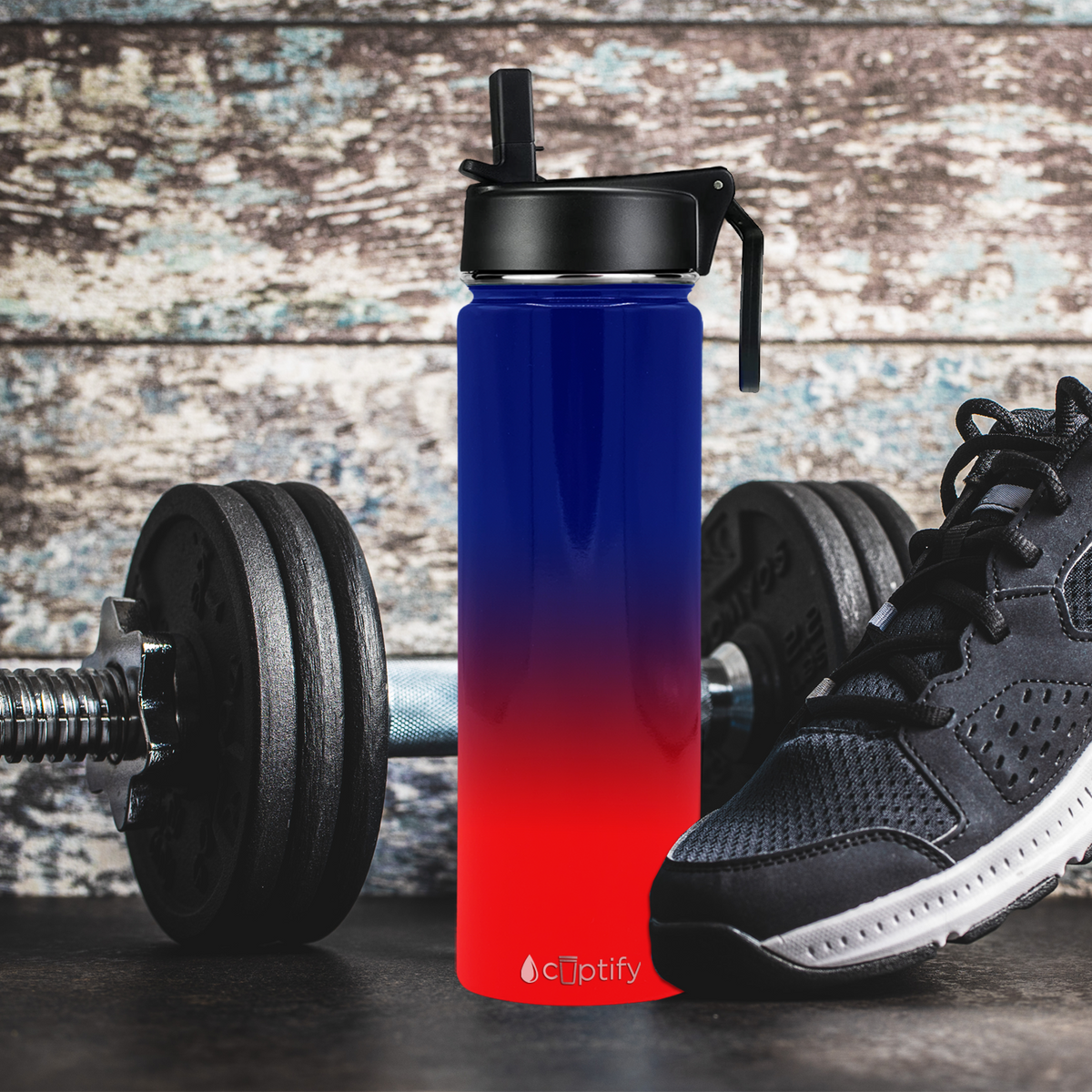 New York Ombre 24oz Wide Mouth Water Bottle