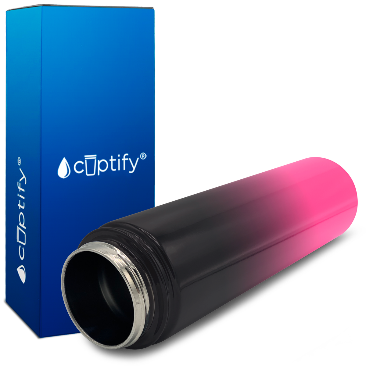 Panther Ombre 24oz Wide Mouth Water Bottle