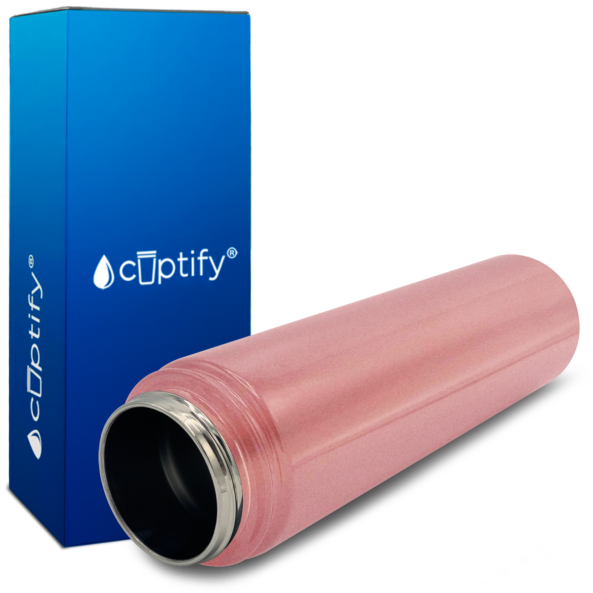 Rose Gold 24oz Wide Mouth Water Bottle