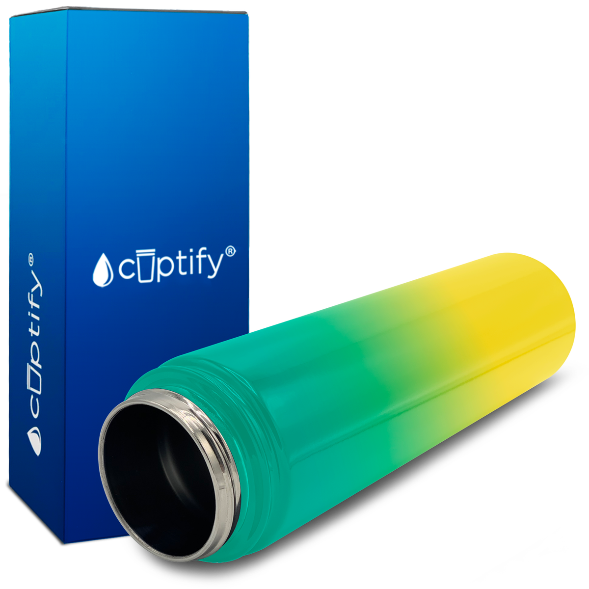 Tropical Ombre 24oz Wide Mouth Water Bottle