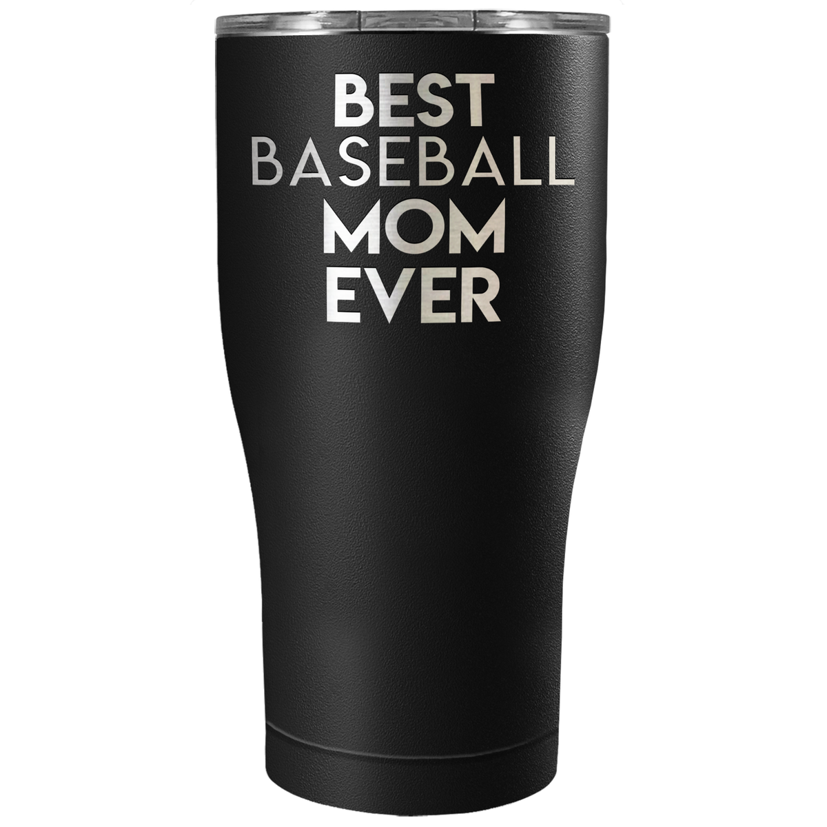 Best Baseball Mom Ever Laser Engraved on Stainless Steel Baseball Tumbler