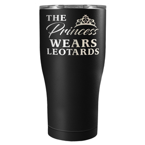 This Princess Wears Leotards Laser Engraved on Stainless Steel Gymnastics Tumbler