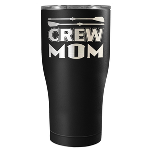 Crew Mom Laser Engraved on Stainless Steel Crew Tumbler