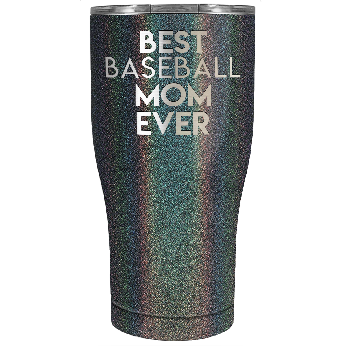 Best Baseball Mom Ever Laser Engraved on Stainless Steel Baseball Tumbler