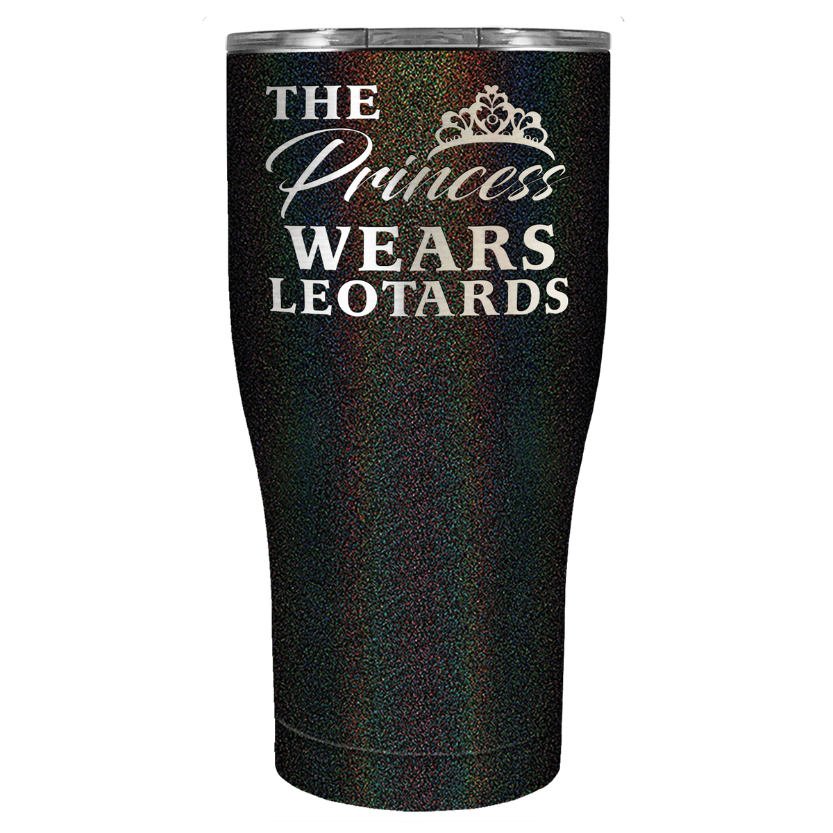 This Princess Wears Leotards Laser Engraved on Stainless Steel Gymnastics Tumbler