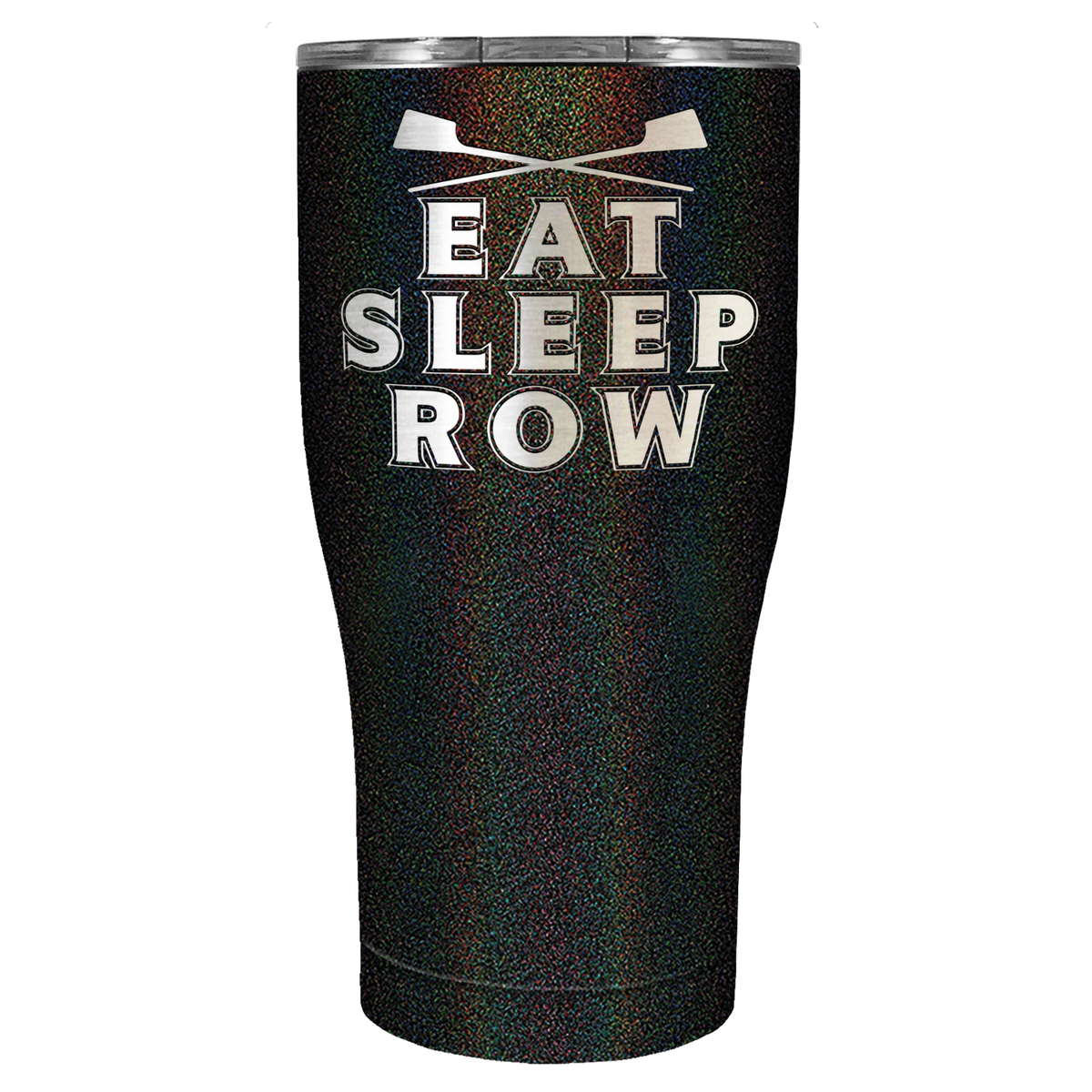 Eat Sleep Row Crew Laser Engraved on Stainless Steel Crew Tumbler