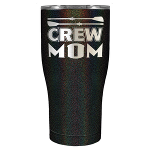 Crew Mom Laser Engraved on Stainless Steel Crew Tumbler