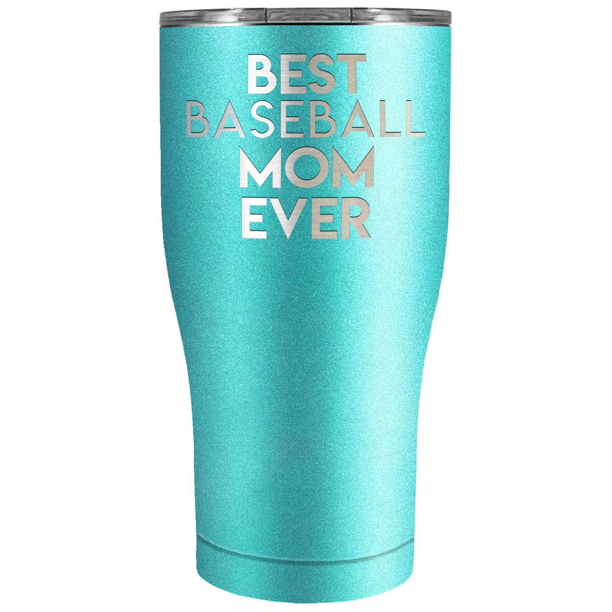Best Baseball Mom Ever Laser Engraved on Stainless Steel Baseball Tumbler