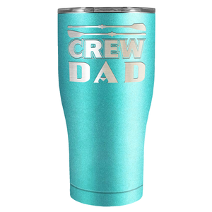 Crew Dad Laser Engraved on Stainless Steel Crew Tumbler