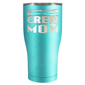 Crew Mom Laser Engraved on Stainless Steel Crew Tumbler