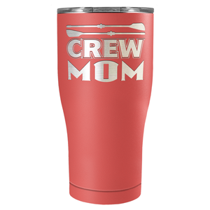 Crew Mom Laser Engraved on Stainless Steel Crew Tumbler