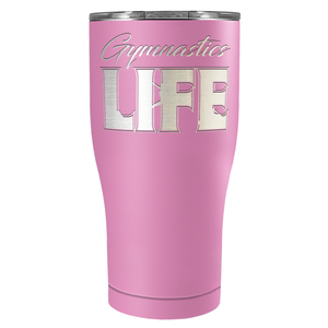 Gymnastics Life Laser Engraved on Stainless Steel Gymnastics Tumbler