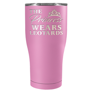 This Princess Wears Leotards Laser Engraved on Stainless Steel Gymnastics Tumbler