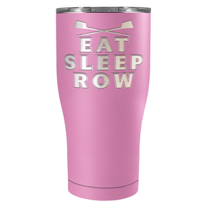 Eat Sleep Row Crew Laser Engraved on Stainless Steel Crew Tumbler