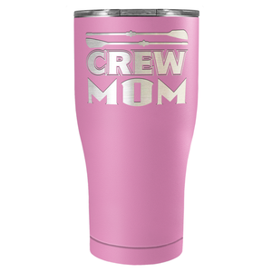 Crew Mom Laser Engraved on Stainless Steel Crew Tumbler