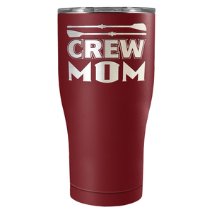 Crew Mom Laser Engraved on Stainless Steel Crew Tumbler