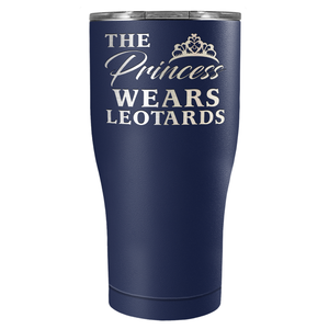 This Princess Wears Leotards Laser Engraved on Stainless Steel Gymnastics Tumbler