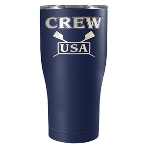 Crew USA Laser Engraved on Stainless Steel Crew Tumbler