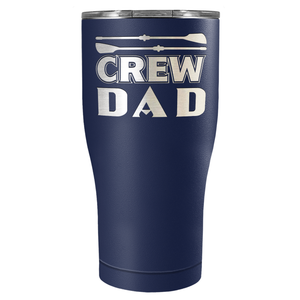 Crew Dad Laser Engraved on Stainless Steel Crew Tumbler