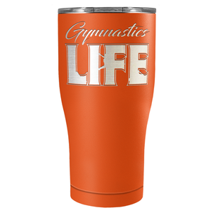 Gymnastics Life Laser Engraved on Stainless Steel Gymnastics Tumbler