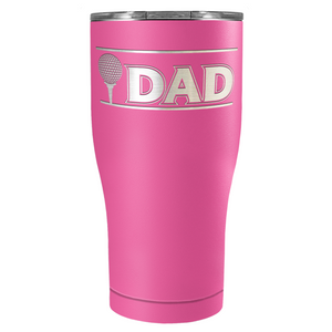 Golf Dad with Golf Ball Laser Engraved on Stainless Steel Golf Tumbler