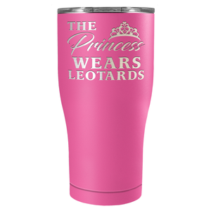 This Princess Wears Leotards Laser Engraved on Stainless Steel Gymnastics Tumbler