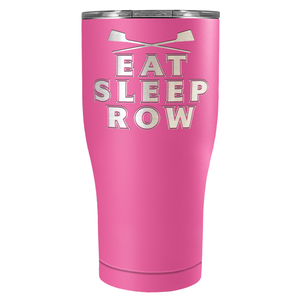 Eat Sleep Row Crew Laser Engraved on Stainless Steel Crew Tumbler